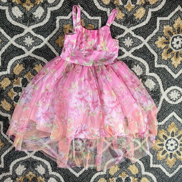 Girls Zenzi Floral Dress 8 - Picture 5 of 5
